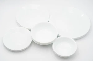 Plato de cena/ensalada/pan Corelle Winter Frost blanco, sopa/cereal/frutero ELIGE - Imagen 1 de 22