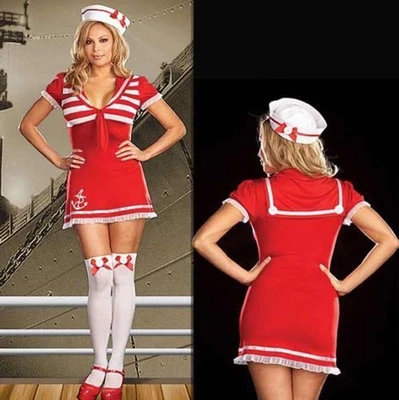 Disfraz de marinero Dreamgirl Y2K Maiden Voyage NUEVO 1X/2X Foto 1 de 4