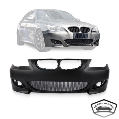 Se adapta a 04-07 BMW E60 Serie 5 Pre-LCI M5 Estilo Parachoques Delantero Cubierta Conversión PP Foto 1 de 4
