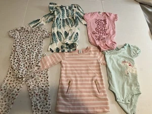 Baby Girl Lot Of 6 Pieces Size 6-12 Months ( One Is Old Navy) ( Kate Quinn Dress - Picture 1 of 8