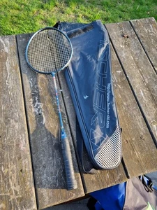 Used Pro Badminton Racket Fischer 93g All Court Titanium Graphite Frame Only Bag - Picture 1 of 19
