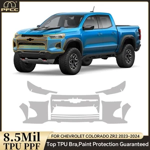 For Chevrolet Colorado ZR2 2023-2024 Front Bumper PreCut Paint Protection Film - Picture 1 of 19