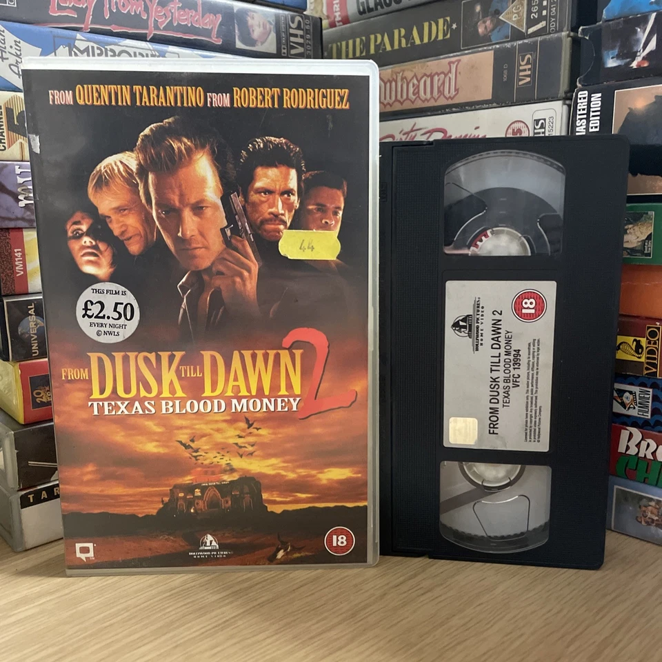 FROM DUSK TILL DAWN 2: TEXAS BLOOD MONEY - Big Box Ex-rental VHS - Action Horror - Image 1 of 4