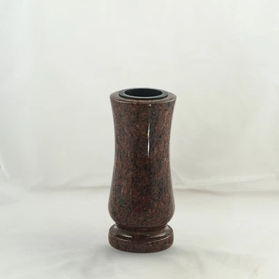 Grabvase Taille-medium 25cm Granit – robust & wetterfest Vanga - Bild 1 von 2