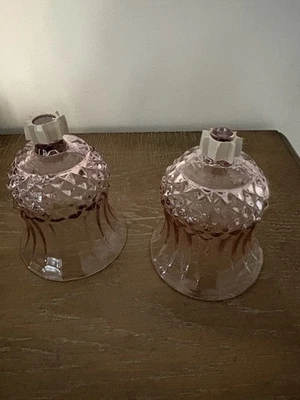 Home Interiors Votive Cups / Candle Holders Set Of 2 Plum/Cranberry - Image 1 of 4