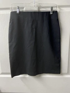 Old Navy Knit Pencil Skirt Womens XS Black Pull On Elastic Waist Knee Length - Picture 1 of 3