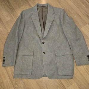 Vintage Cricketeer 100% Wool Tan Mens Blazer Sportcoat Size 44R XL - Picture 1 of 16