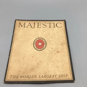 MAJESTIC (White Star) SUPERB 1922 INTERIOR GUIDE *RARE* - Picture 1 of 9