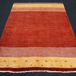 Oriental Carpet Rug Gabbeh 202 X 155 CM Gabeh Loribaft Persian Hand Knotted - Picture 1 of 9