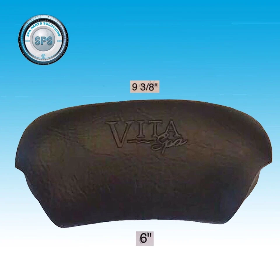 Vita Spa Small Pillow With Logo in Black 1999-2004 (each)