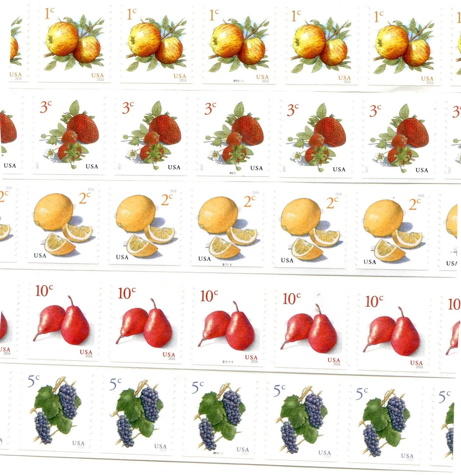 NEWEST #5256 2018 Meyer Lemon STRAWBERRIES  APPLES GRAPES  Pears PNC5 from 10K  - Image 1 of 1