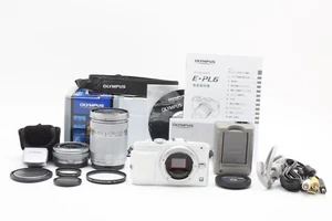 SC1357"[NEAR MINT] OLYMPUS PEN Lite E-PL6 Mirrorless Camera 2 Lens JAPAN - Picture 1 of 12