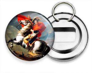 NAPOLEON BONAPARTE FRENCH EMPEROR SODA BEER BOTTLE OPENER KEYCHAIN KEYFOB GIFT - Picture 1 of 1