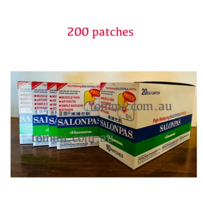 Salonpas Pain Relieving Patch 200 Patches made in Vietnam exp 2026 - image 1 of 4