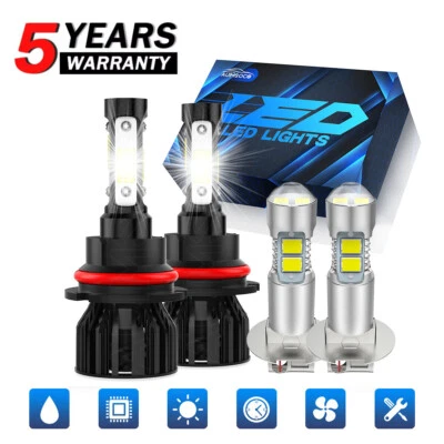 Kit de bombillas LED haz alto/bajo + luz antiniebla para Volvo 240 1990-1992 1993 Foto 1 de 4