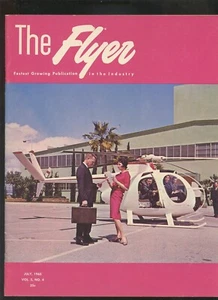July 1965 The Flyer w/ HUGHES 500 HELICOPTER cover Mad Men Marketing - Picture 1 of 2