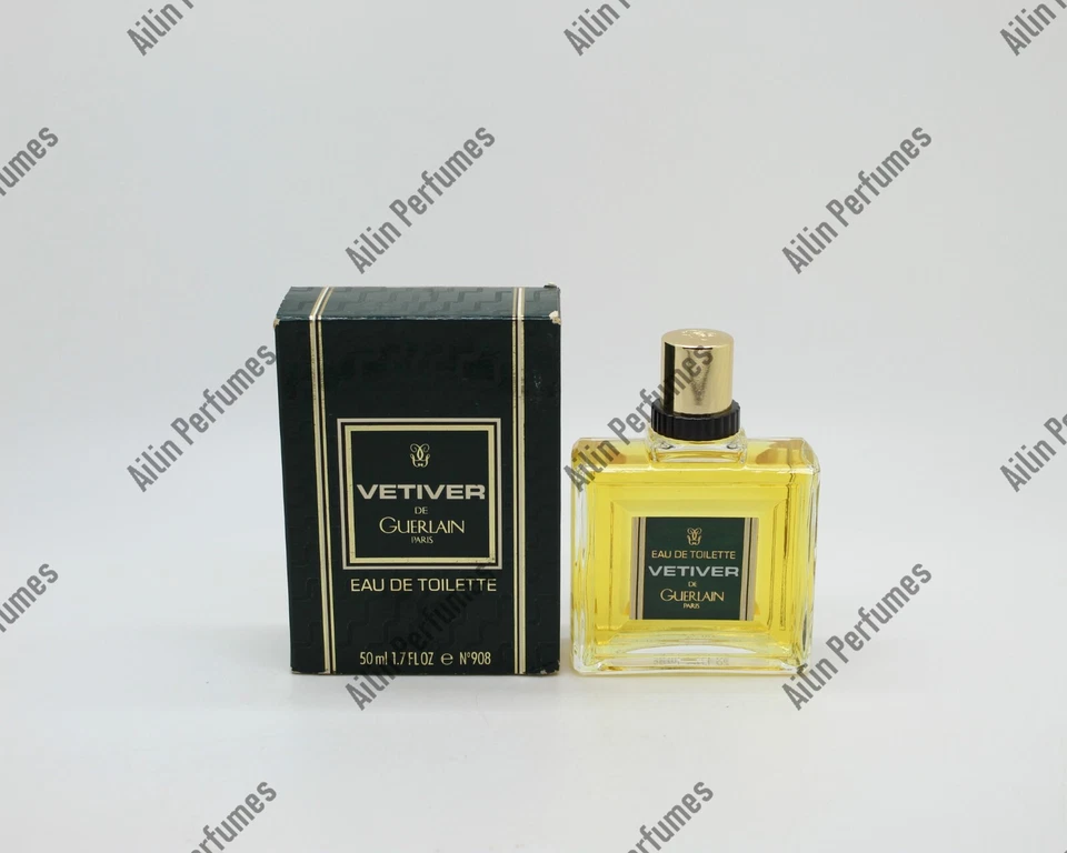 Vetiver De Guerlain Eau de Toilette 1,7 oz (50 ml) respingo para homens (fórmula vintage) - Imagem 1 de 1