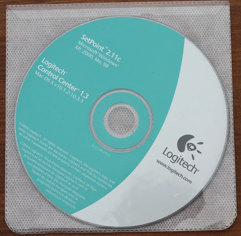 LOGITECH CONTROL CENTER 1.2 - Mac OSX - CD - Bild 1 von 1