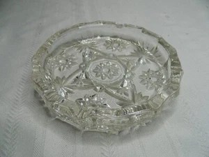 Vintage ANKER HOCKING großer Klarglas Aschenbecher 7" - Bild 1 von 6