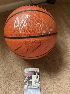 Giannis Antetokounmpo Khris Middleton Jrue Holiday signed basketball Milwaukee - Picture 1 of 6