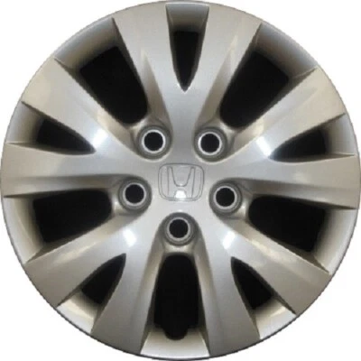 Factory Honda Civic V Spoke 2012-2015 Hubcap 15" Bolt On OEM 44733-TR0-A00 **G - Image 1 of 4