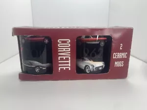 Corvette 50th Anniversary Becher Box 2er Set Keramik Kaffeetassen Xpres GM NEU - Bild 1 von 11