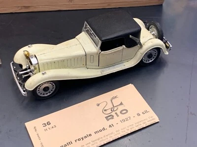 Modellino auto scala 1:43 Bugatti Royale 41 Rio  modellismo - Immagine 1 di 4