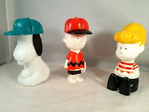 Vtg Avon Bubble Bath Bottles Aftershave Schroeder Charlie Brown Snoopy Peanuts - Bild 1 von 12