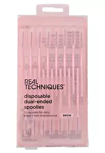 Real Techniques Disposable Dual-Ended Spoolies for Brow & Lash, 15 Count (E1) - Picture 1 of 5