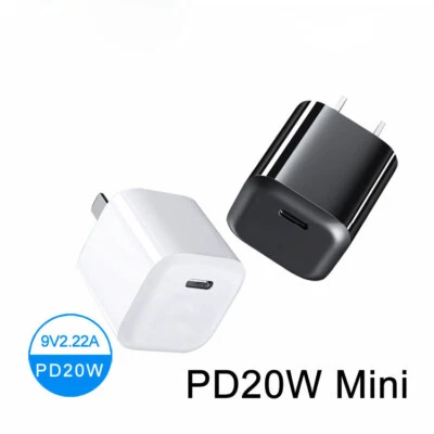 Borz PowerPort PD Nano 20W Fast USB-C Wall Charger Adapter For iPhone 13 14 15 - Image 1 of 4
