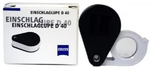 Zeiss High Quality View 10x Aplanatic Achromatic Triplet Folding Pocket Loupe - Picture 1 of 5