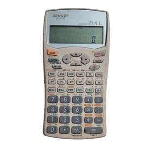SHARP Scientific Calculator EL-531W Advanced D.A.L. Working No Slip Cover Exams - Picture 1 of 12