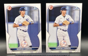 2023 MARCOS CABRERA Bowman Baseball 1st Bowman Paper x2 Lot #BPPF-46 - Picture 1 of 3
