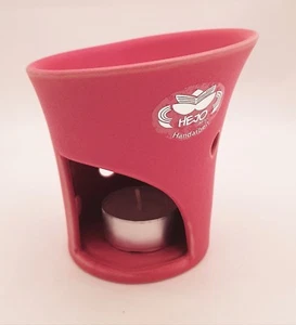Duftlampe "Frutti" Keramik Hellrot mit Teelicht - Handarbeit - von Hejo Design - Bild 1 von 3