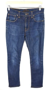 Nudie Jeans & Co. Thin Finn Organic Ecru Embo Vaqueros Hombre W29 L28 Slim Fit - Imagen 1 de 11