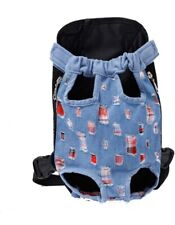 Dog Carrier Legs Out Front Pet Carrier Backpack Adjustable Puppy Cat Small Bag w
