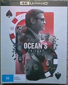 Ocean's Trilogy - Eleven / Twelve / Thirteen (4K UHD Blu-Ray) NEW - Picture 1 of 2