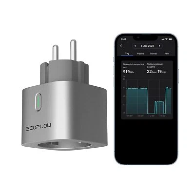 EcoFlow EU Smart Plug WLAN-Steckdose APP und Sprachsteuerung Matter-kompatiblen - Bild 1 von 4