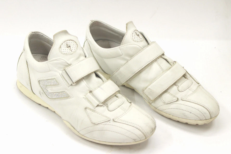 Zapatos mujer CESARE PACIOTTI talla 6.5 Europa 37 cuero blanco S7230 Foto 1 de 4