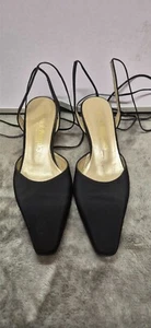ladies size 4 russell and bromley high heel strap shoes - Picture 1 of 6