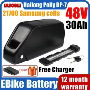 48V 30Ah Jumbo/New Hailong EBike Battery Lithium Pack for 1500W Electric Motor - Picture 1 of 18