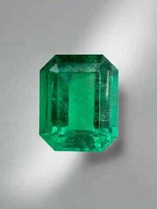 4.24 Carat 11x9MM AAA+ Classic Muzo Green Natural Loose Colombian- Emerald Cut - Picture 1 of 10