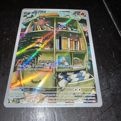 Litten 167/162 Sv05: Temporal Forces Holo Illustration Rare Near Mint - Image 1 of 4