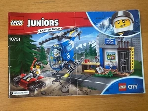 Lego Juniors 10751 Gebirgs Polizei Bauanleitungen top Zustand - Bild 1 von 1