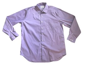 Saddlebred Men’s Button Up Long Sleeve Easy Care Shirt Large - Picture 1 of 8