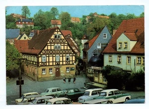 Foto Ak Hohnstein Sächsische Schweiz Marktplatz 1970 PKW Autos - Bild 1 von 2