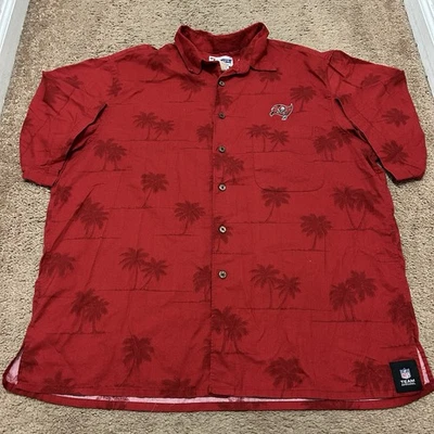 Reyn Spooner NFL Collab Tampa Bay Buccaneers Hawaiian Button Down Shirt Size XL - Image 1 of 4