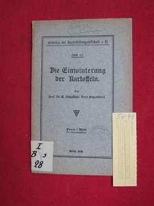 Die Einwinterung der Kartoffel : Arbeiten der Kartoffelbaugesellschaft e.V., Hef - Picture 1 of 1