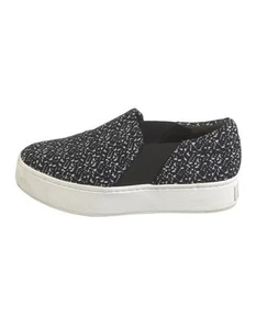 Vince Women's Warren Slip On Platform Sneaker Black White Speckled US 8M/EU38 - Picture 1 of 14