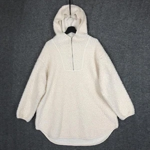 H&M Sudadera con Capucha Mujer L Sherpa Polar Pullover Media Cremallera Acogedora Suave Cálida Invierno Cómoda - Imagen 1 de 15